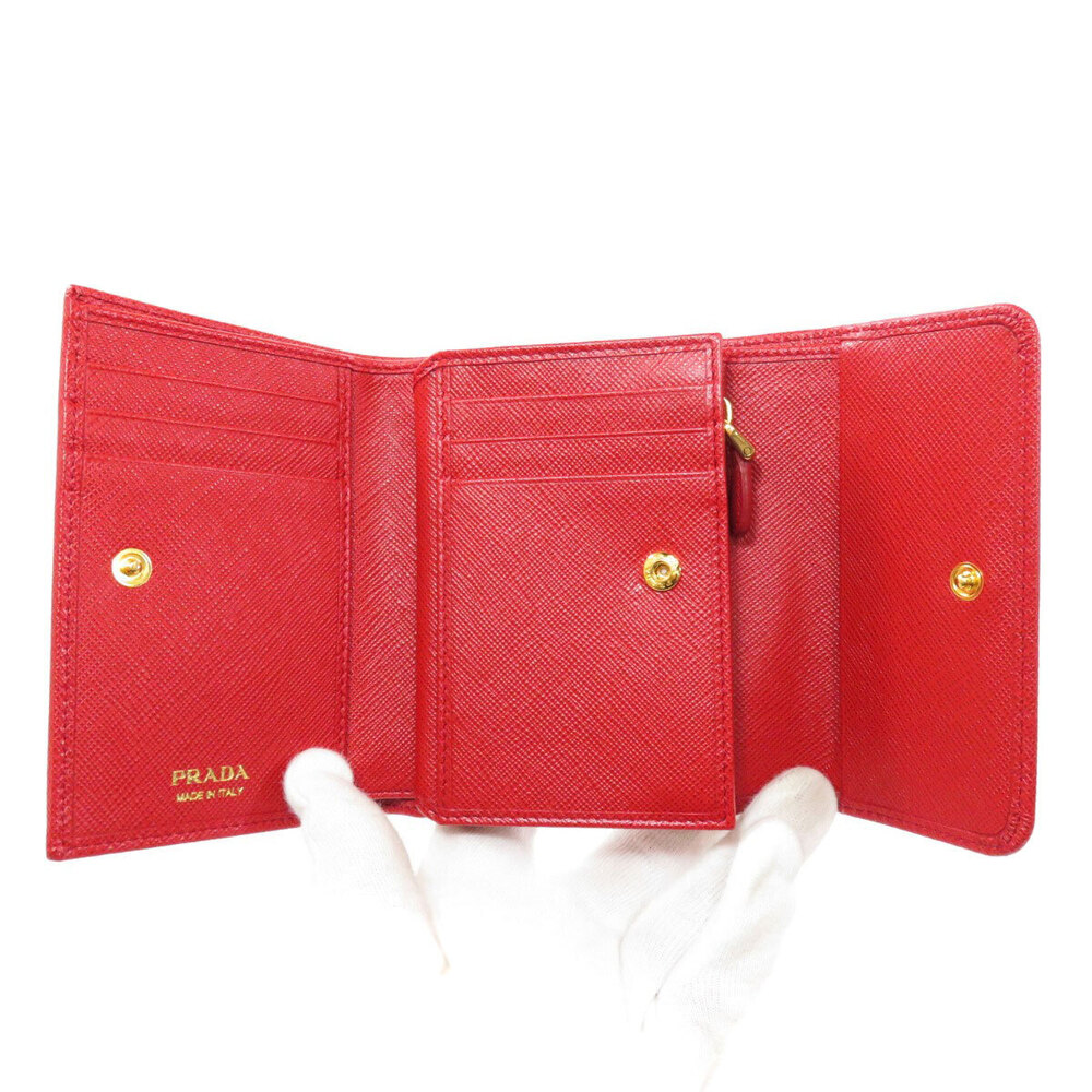 Prada Saffiano Bi fold Wallet Leather - Picture 4 of 6